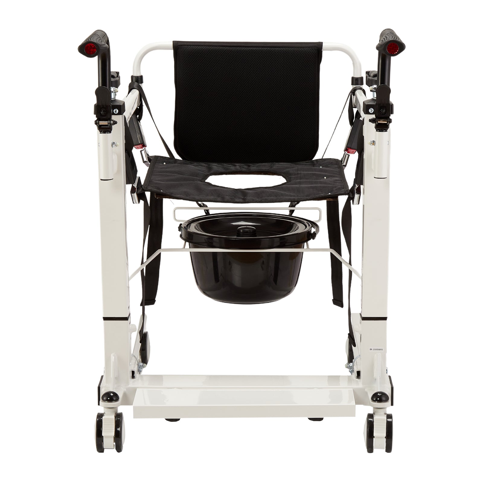 Garvee 4-in-1 Multi-Function Transfer Chair, Hydraulic Lift Mobility Solution, Shower Chair with 180° Split Seat, Portable Commode and Indoor Mobility System, Versatile Home Seating