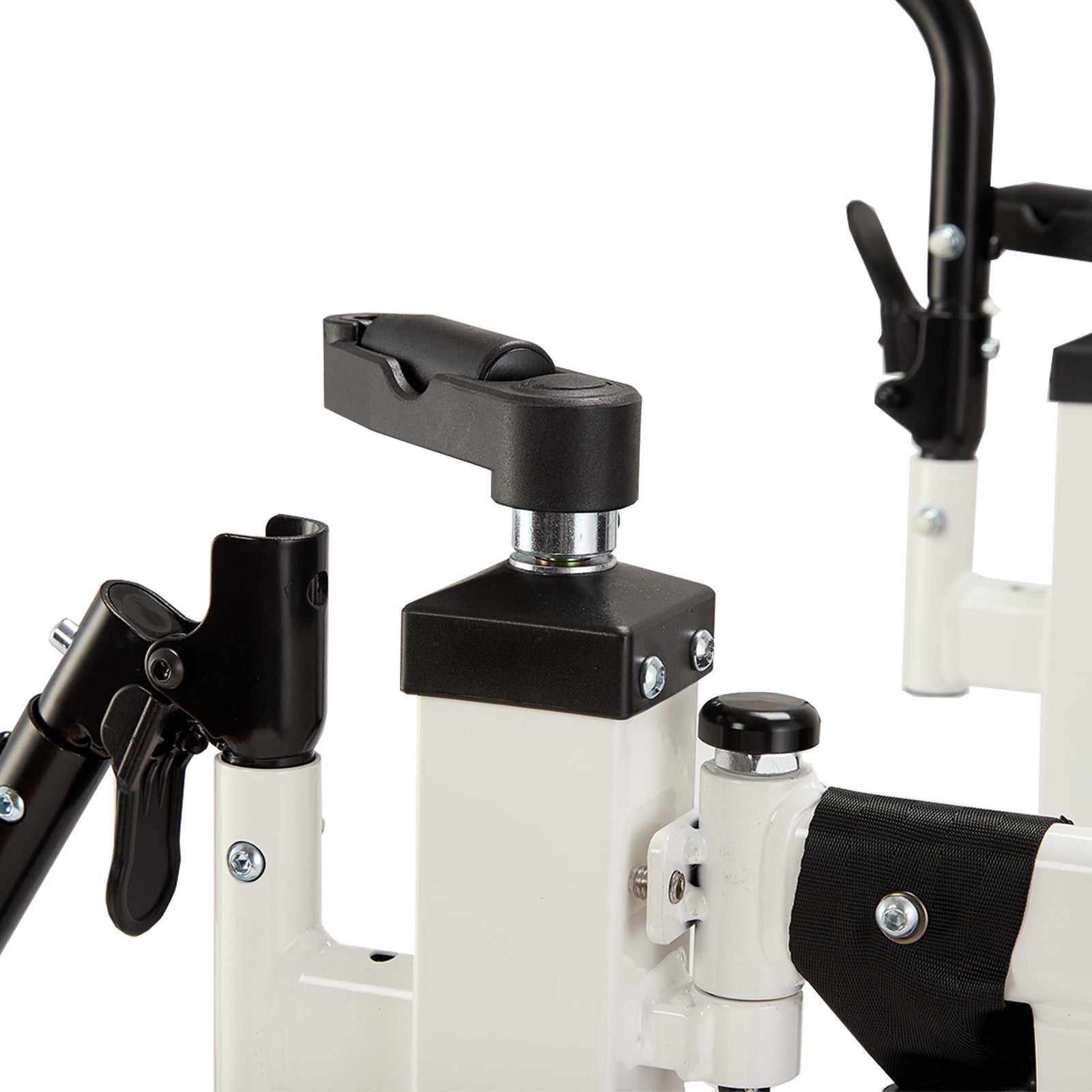 Garvee 4-in-1 Multi-Function Transfer Chair, Hydraulic Lift Mobility Solution, Shower Chair with 180° Split Seat, Portable Commode and Indoor Mobility System, Versatile Home Seating